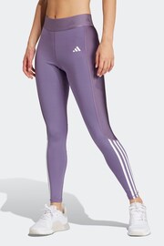 adidas Purple Performance Hyperglam Shine Full-Length Leggings - Image 1 of 6