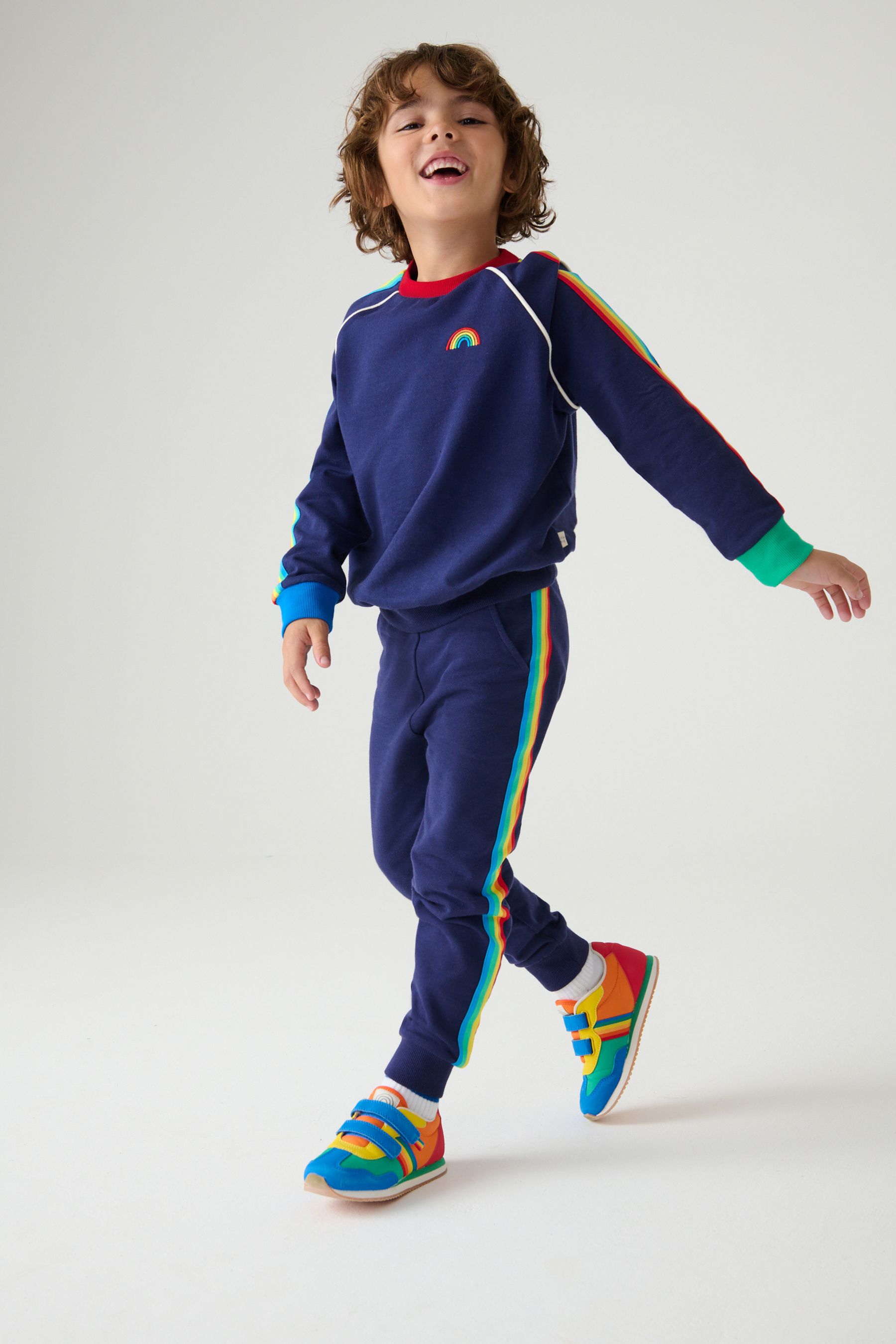 Rainbow jogger set deals