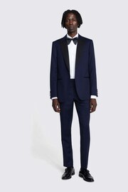 MOSS Blue Tailored Fit Twill Jacket - Image 3 of 3