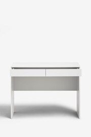 White Flynn Space Saving Console Dressing Table - Image 7 of 9
