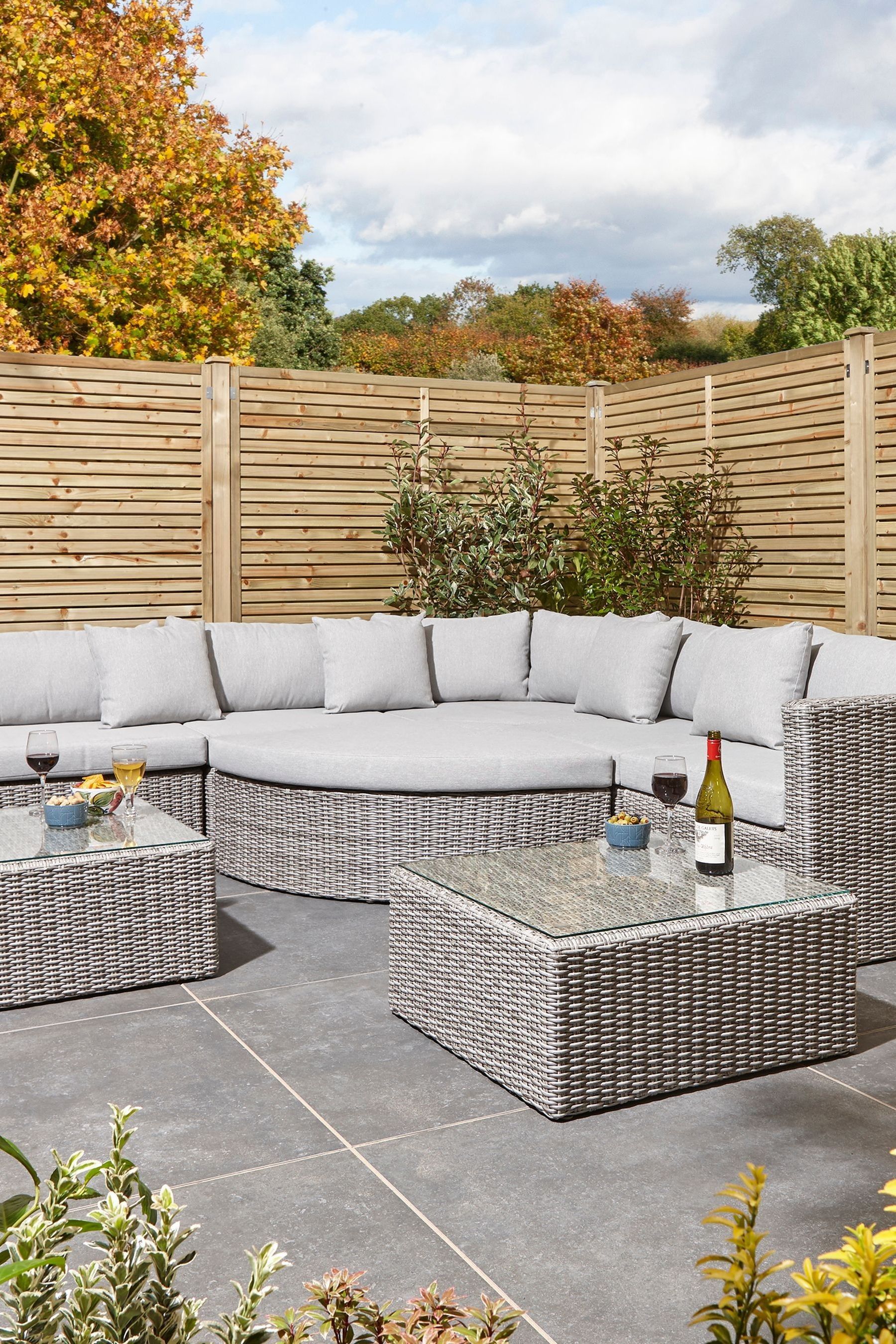 Grey online balcony furniture
