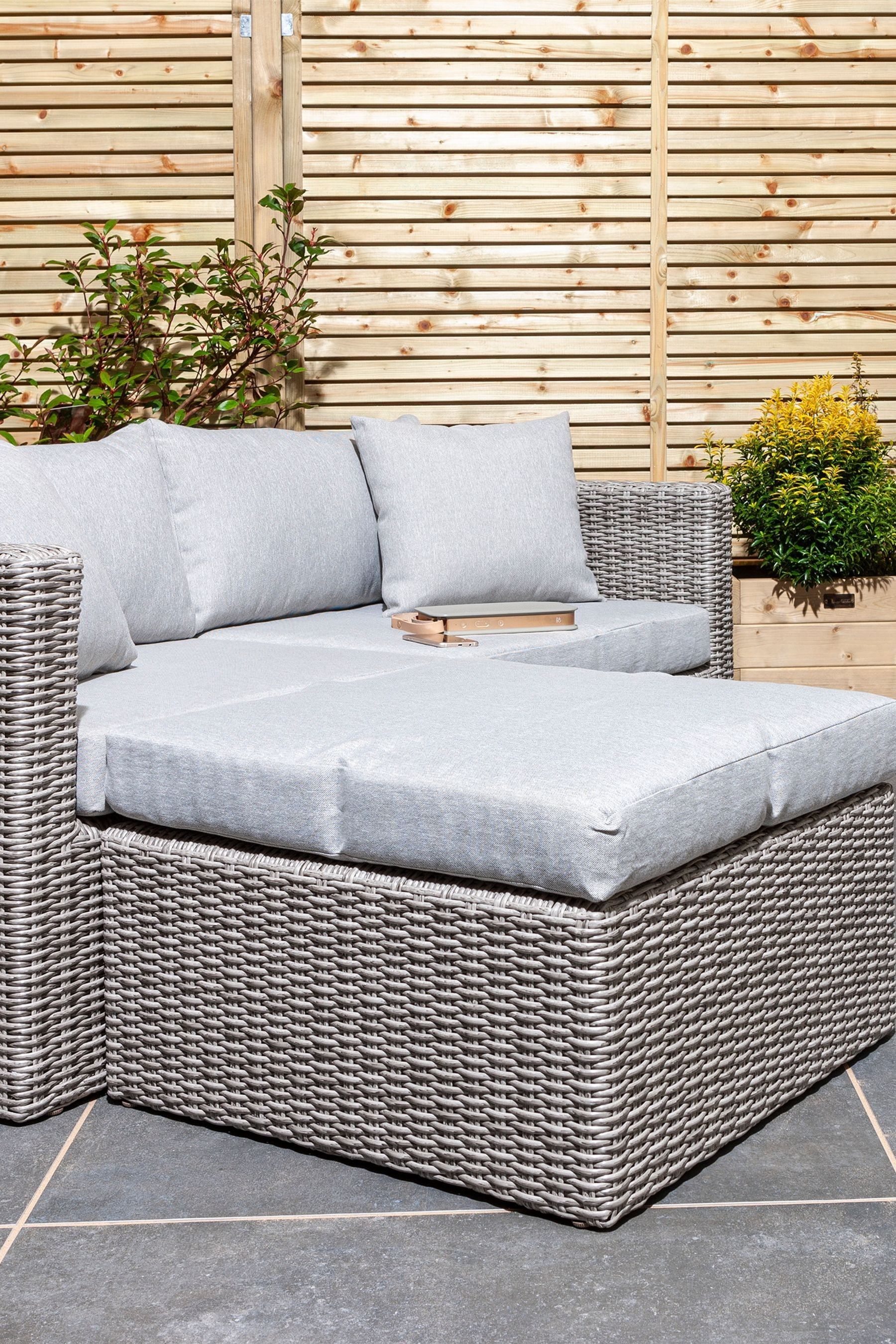 Buy Rowlinson Grey Garden Marbella Rattan Effect Multifunction