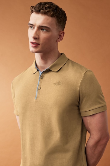 The North Face Brown Light Premium Pique Polo Shirt