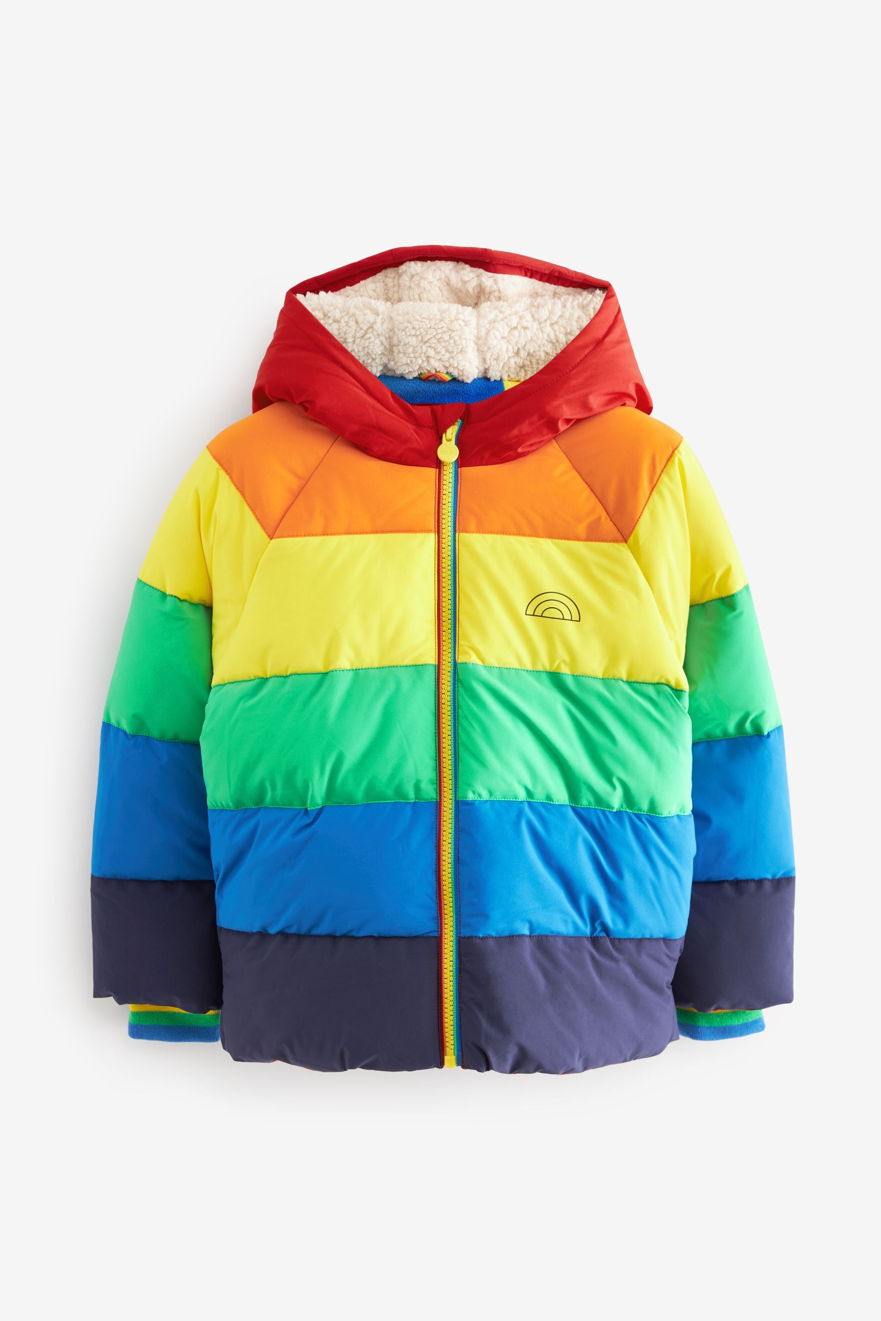 Rainbow striped windbreaker jacket store