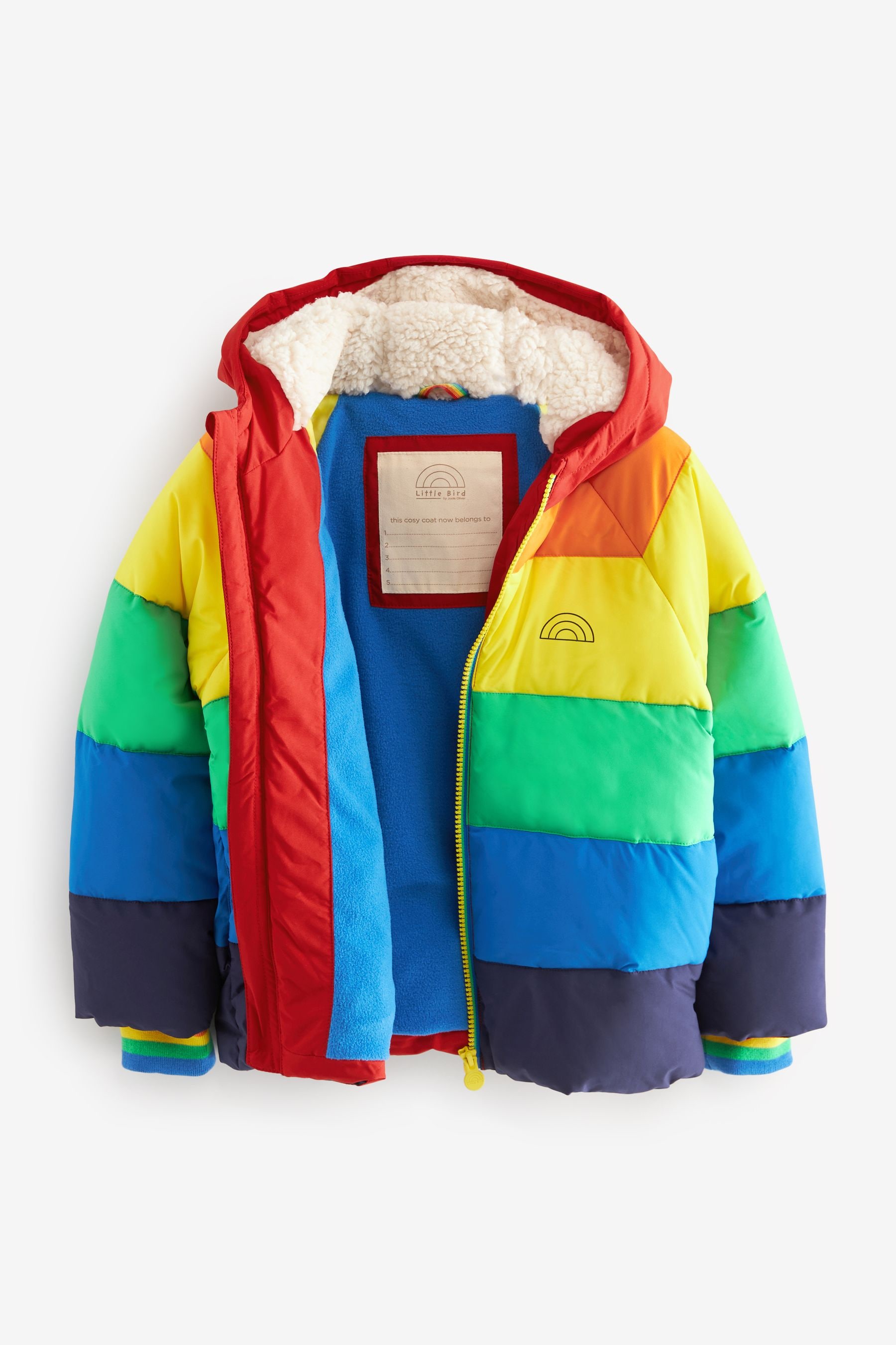 Rainbow padded jacket on sale