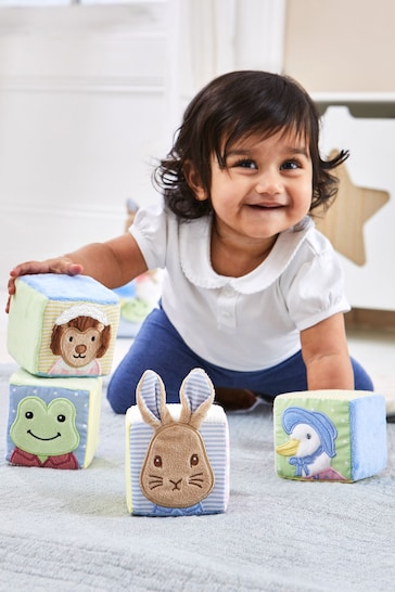 JoJo Maman Bébé Peter Rabbit 4-Pack Soft Cubes