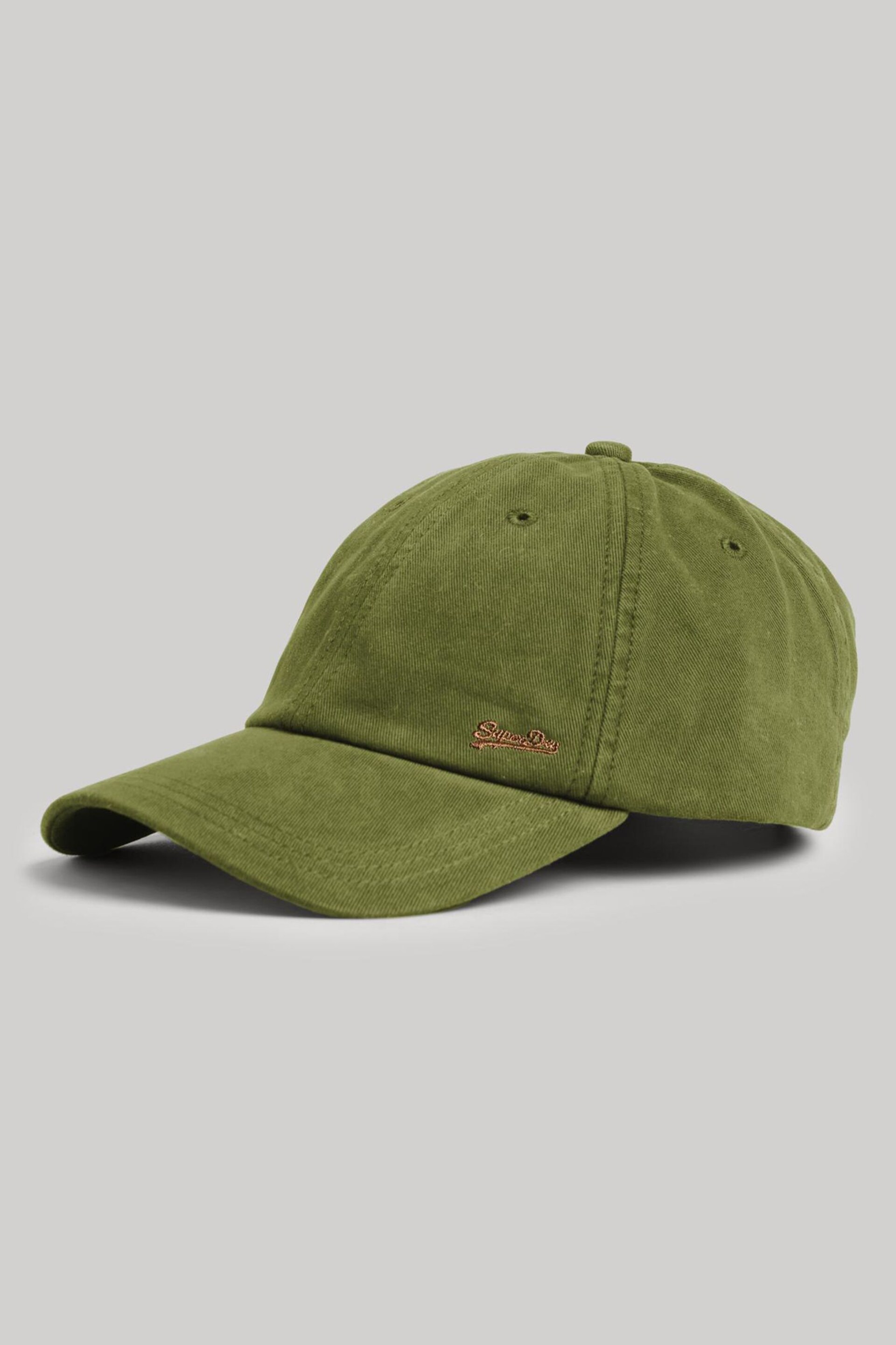 Superdry Green Vintage Embroidered Cap - Image 1 of 4
