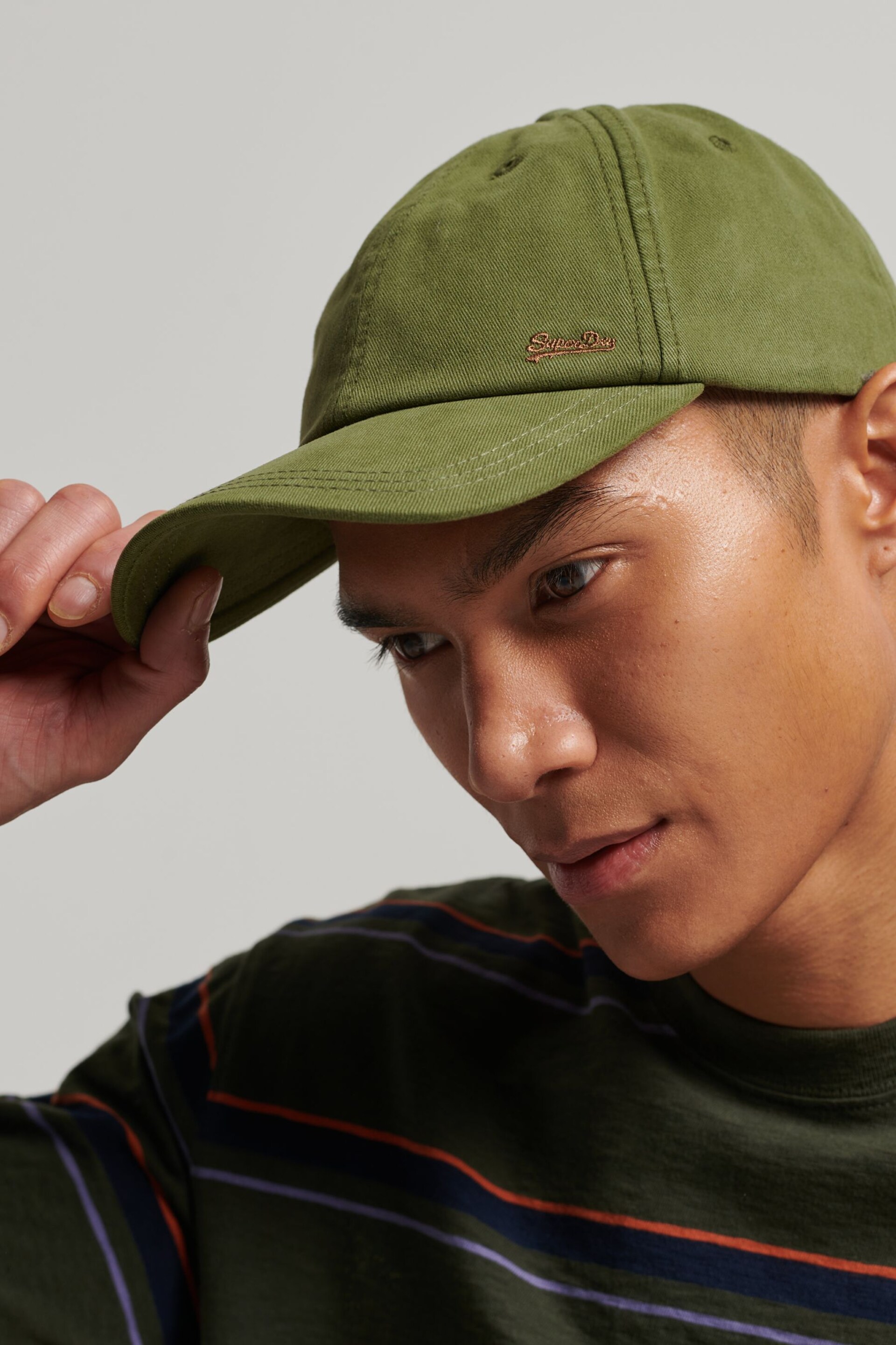 Superdry Green Vintage Embroidered Cap - Image 4 of 4