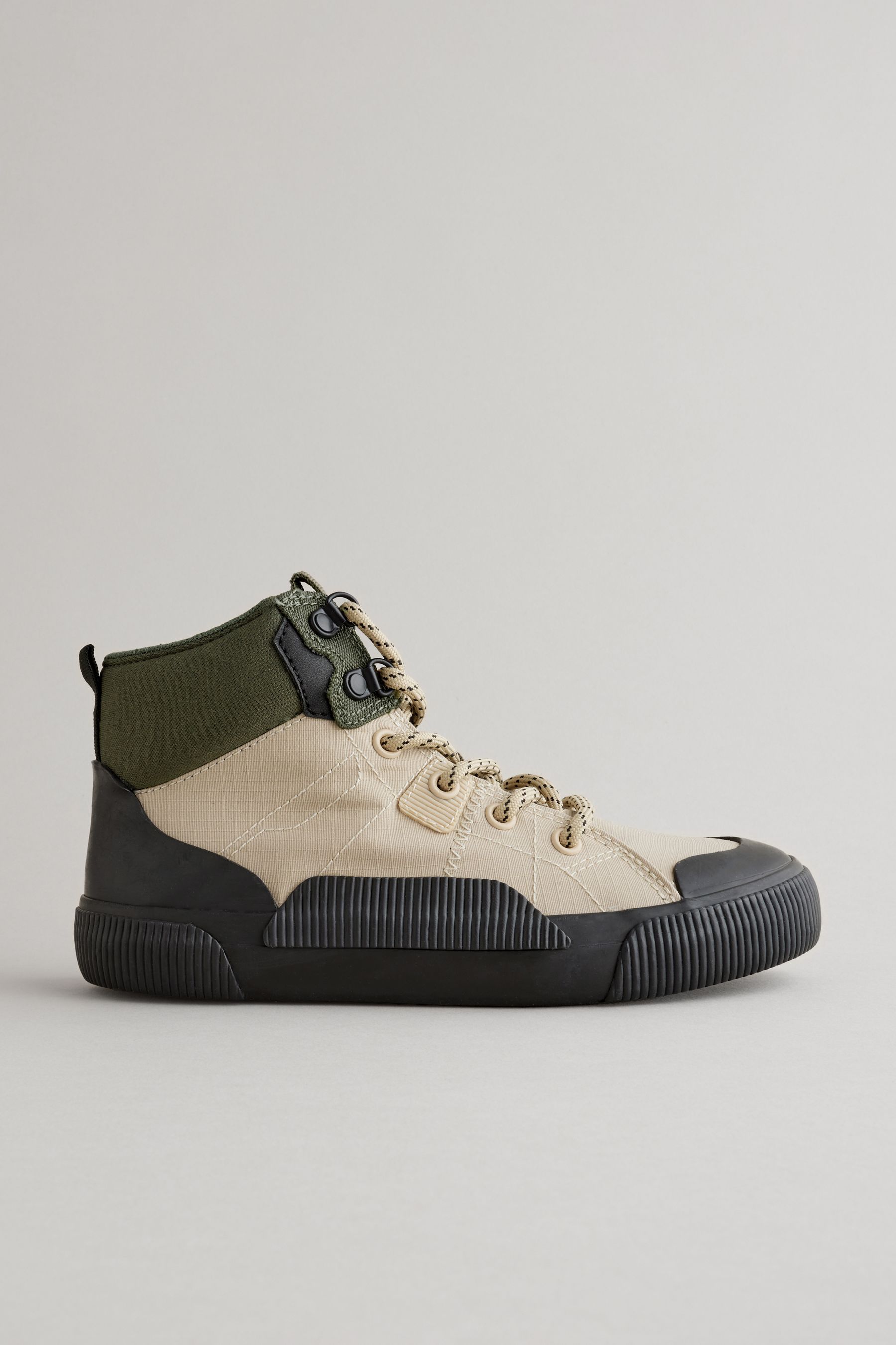 Lace Up High Top Trainers