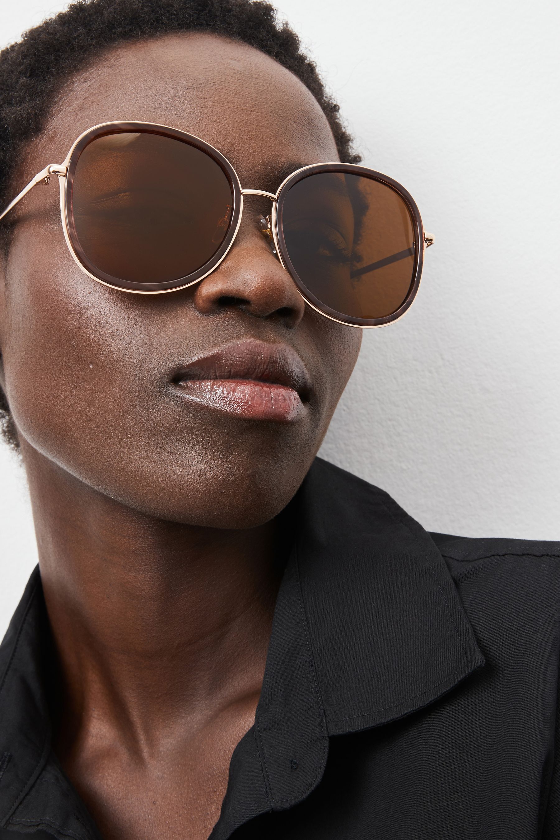 Round large best sale sunglasses