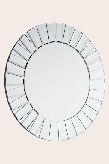 Laura Ashley Clear Capri Small Round Mirror