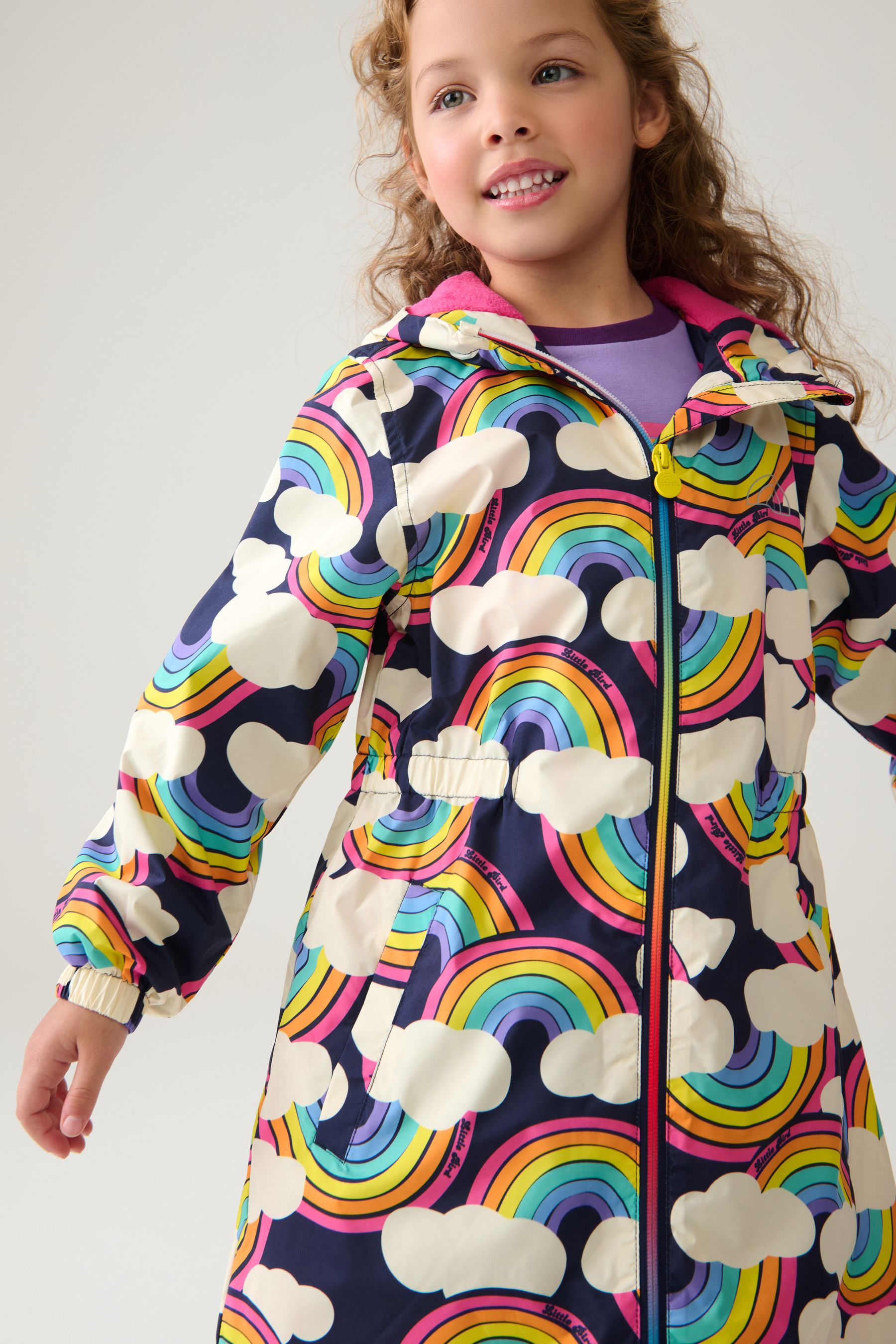 Buy Little Bird by Jools Oliver Multi Rainbow Shower Resistant Jacket from the Next UK online shop
