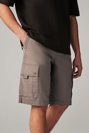 Dark Stone Belted Cargo Shorts - Image 1 of 11