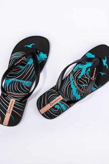Ipanema Black Summer Sea Sandals