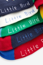 Little Bird by Jools Oliver Multi Star and Checkerboard Socks 5 Pack - Image 8 of 11