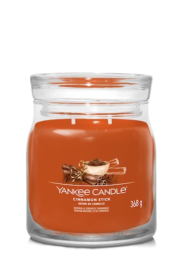 Yankee Candle Orange Signature Medium Jar Scented Candle Cinnamon Stick