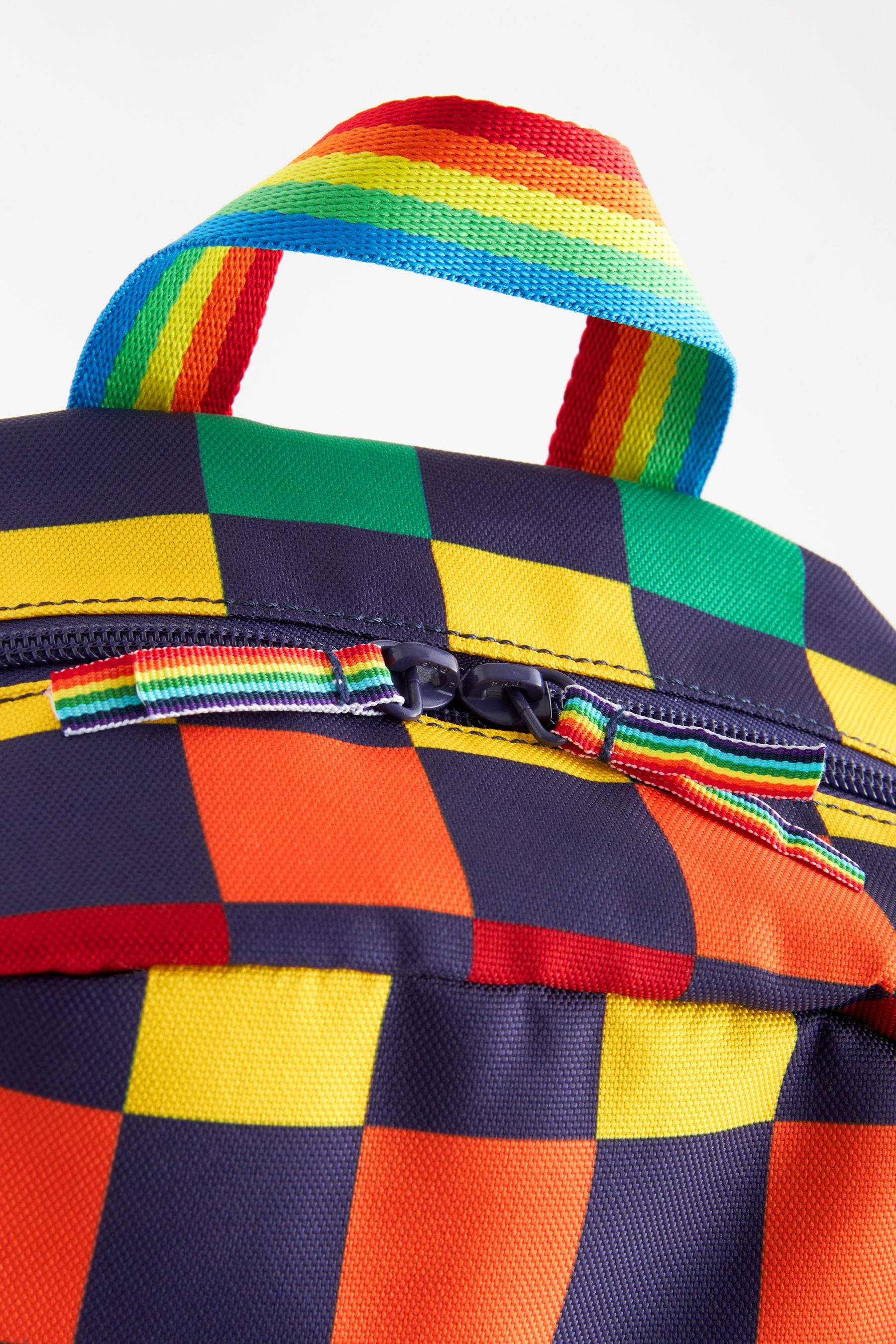 Buy Little Bird by Jools Oliver Navy Checkerboard Bag Rainbow Backpack from the Next UK online shop