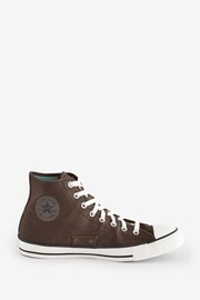 Converse Brown Chuck Taylor All Star High Top Trainers - Image 1 of 12