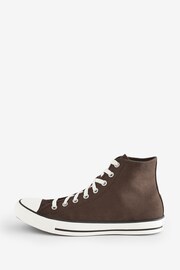 Converse Brown Chuck Taylor All Star High Top Trainers - Image 2 of 12