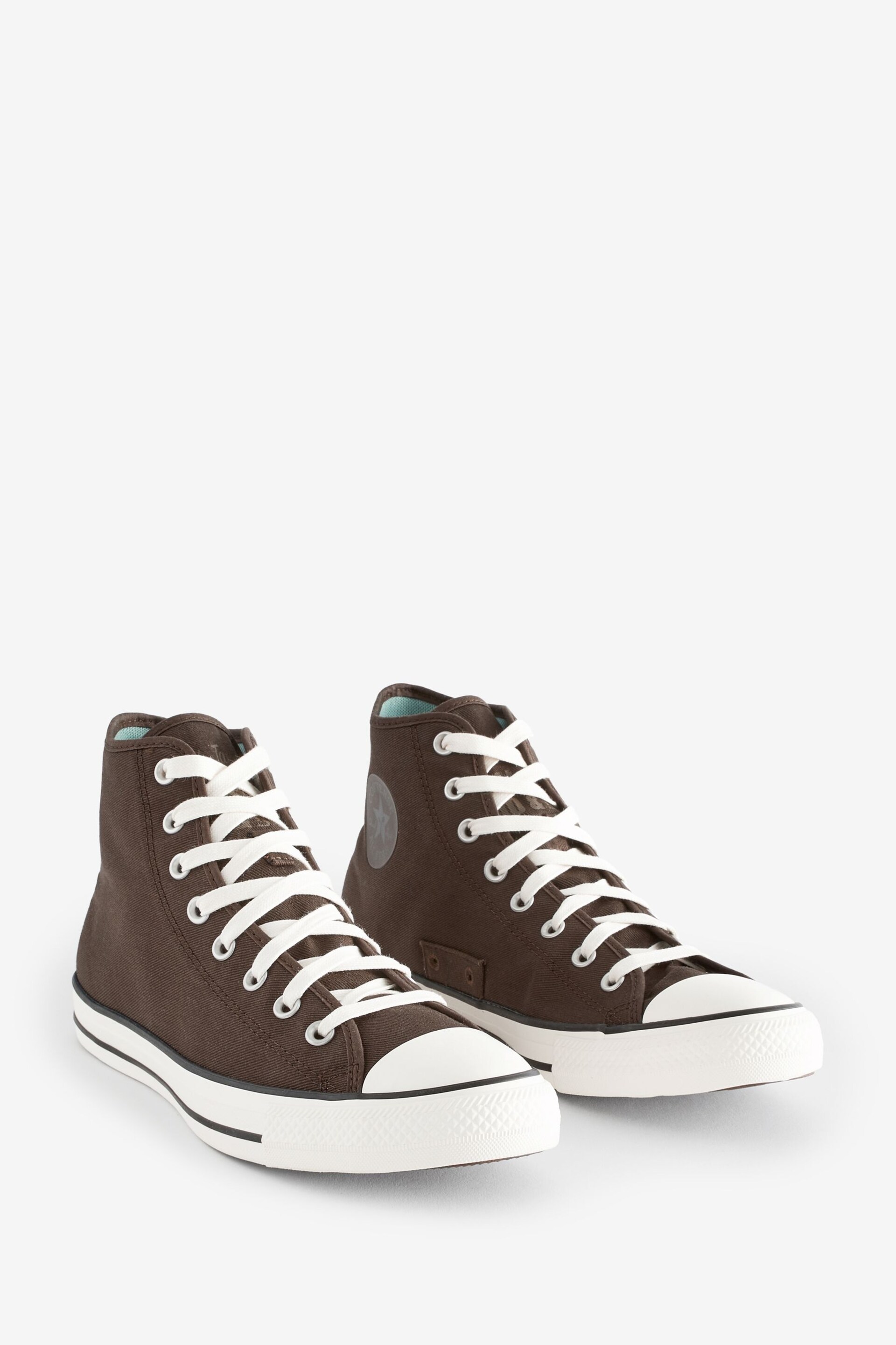 Converse Brown Chuck Taylor All Star High Top Trainers - Image 3 of 12