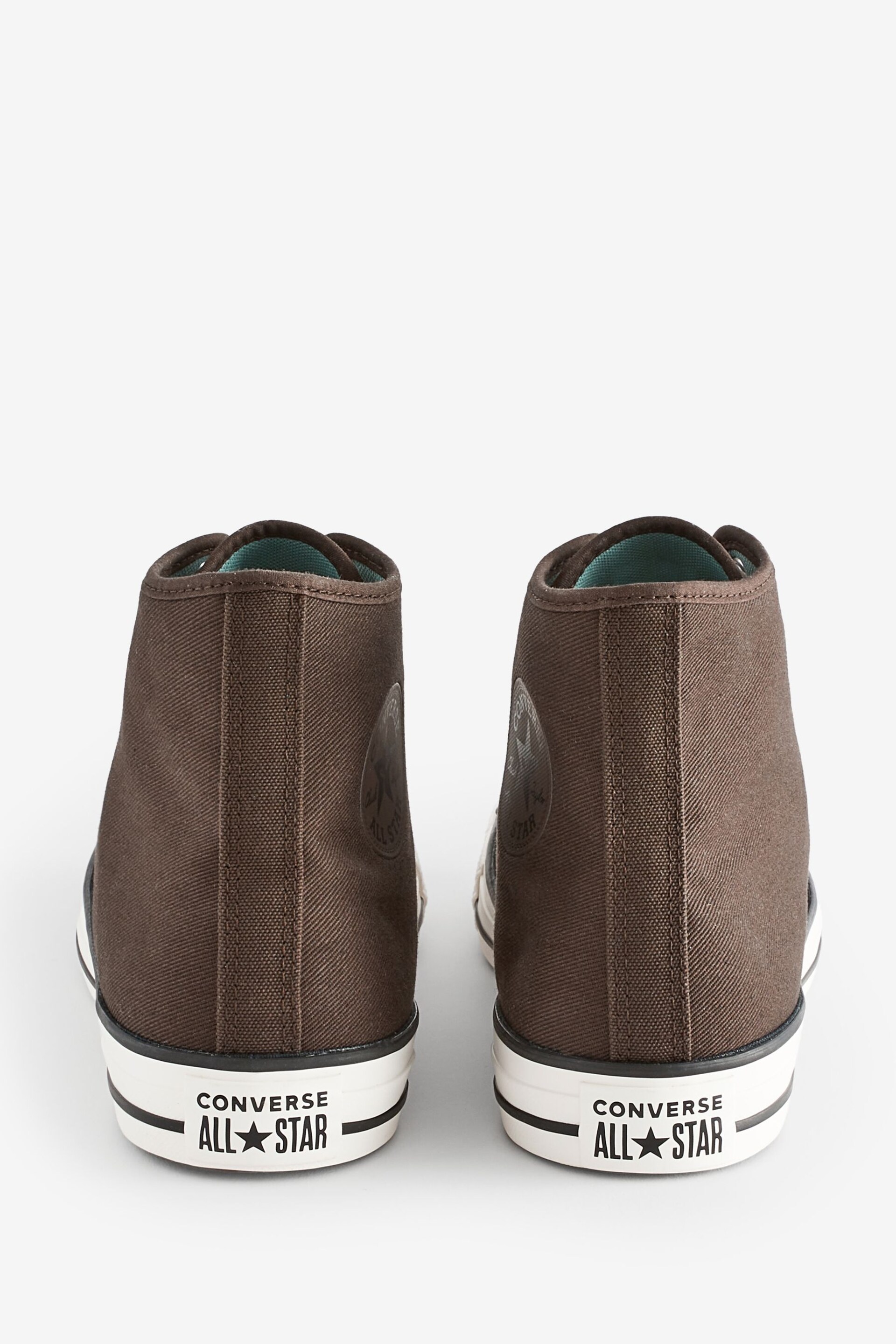 Converse Brown Chuck Taylor All Star High Top Trainers - Image 4 of 12