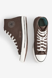 Converse Brown Chuck Taylor All Star High Top Trainers - Image 8 of 12