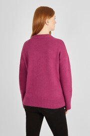 JoJo Maman Bébé Berry Crew Neck Maternity & Nursing Jumper - Image 2 of 4