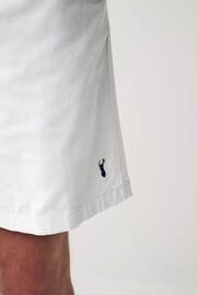 White Elasticated Waist Chino Shorts - Image 4 of 8