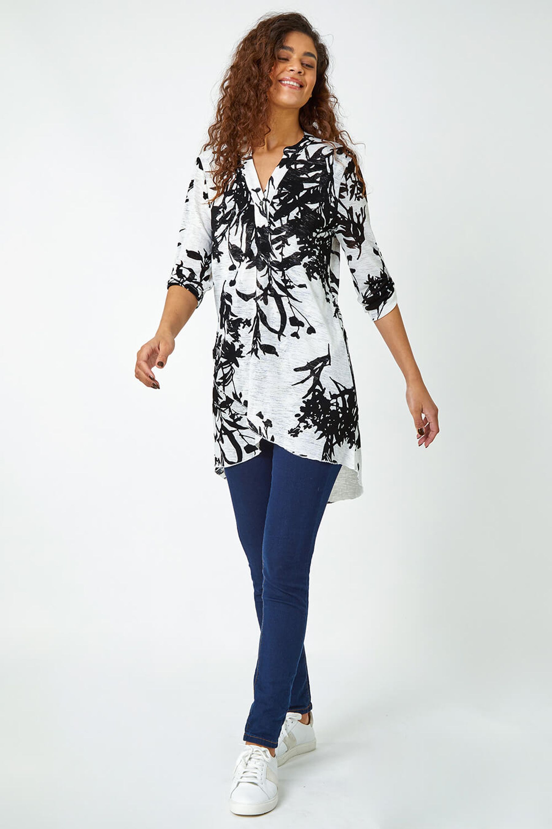 Romans plus size tunics sales