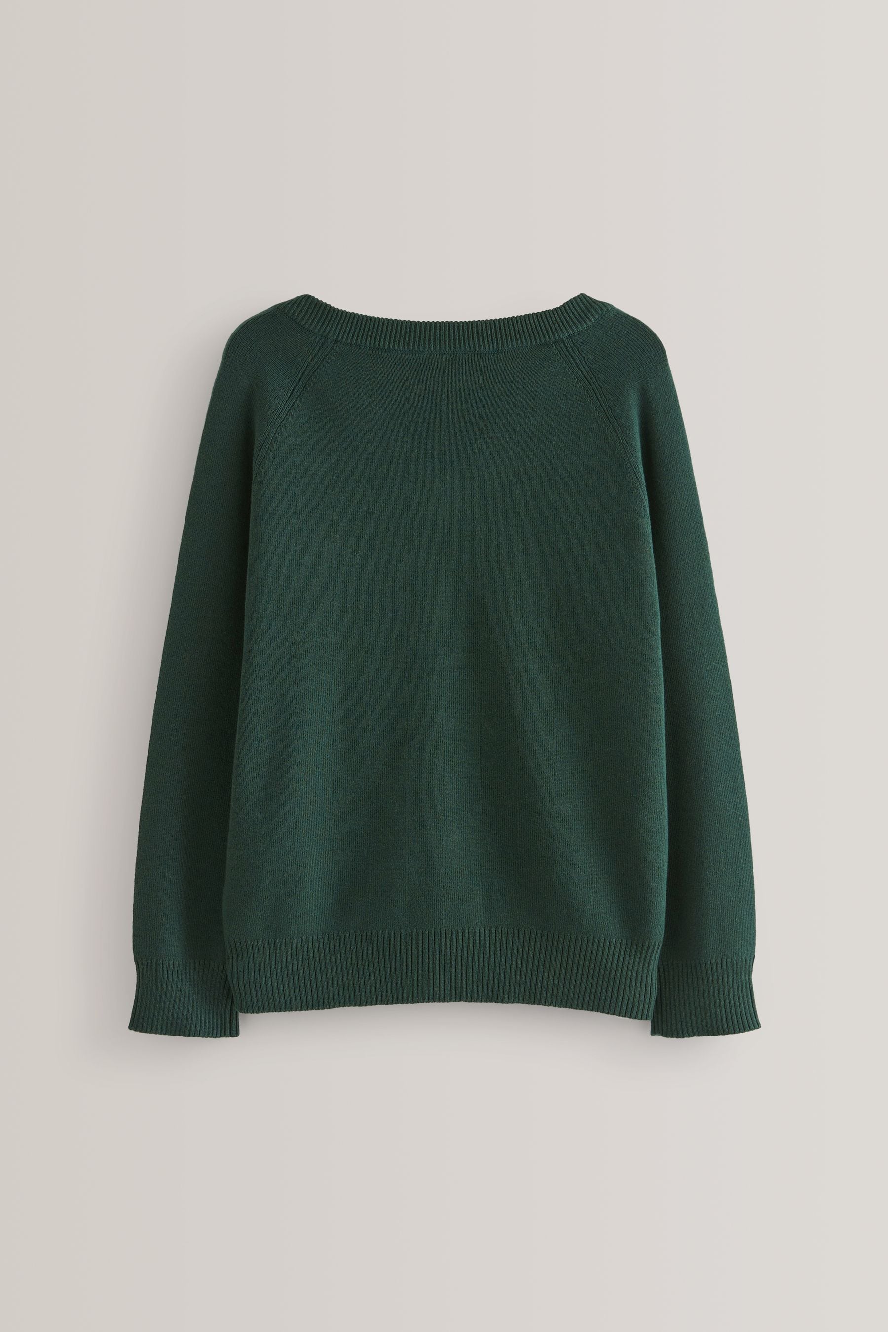 Dark grey v neck school jumper discount