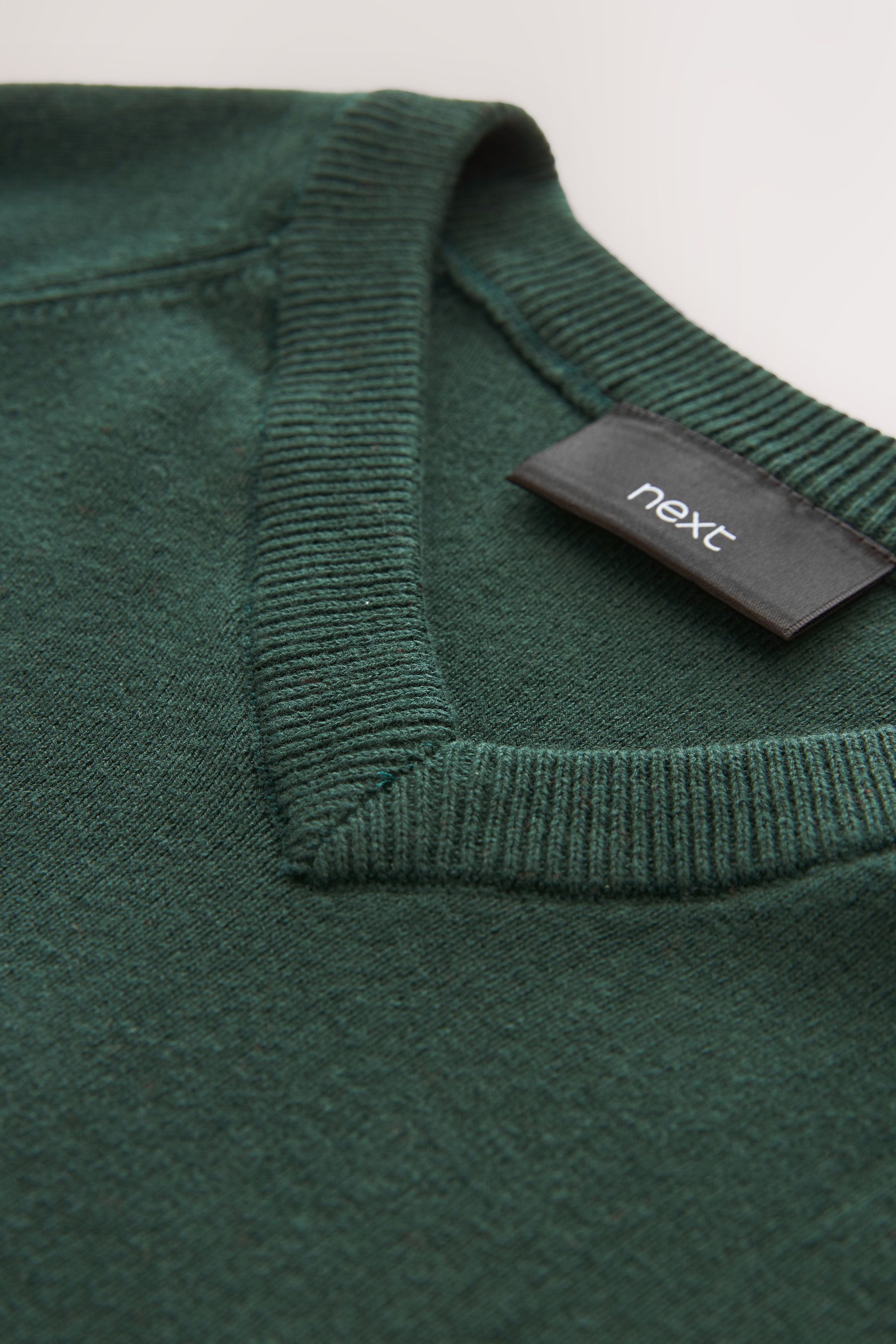Buy Green Knitted V Neck School Jumper 3 18yrs from Next Luxembourg