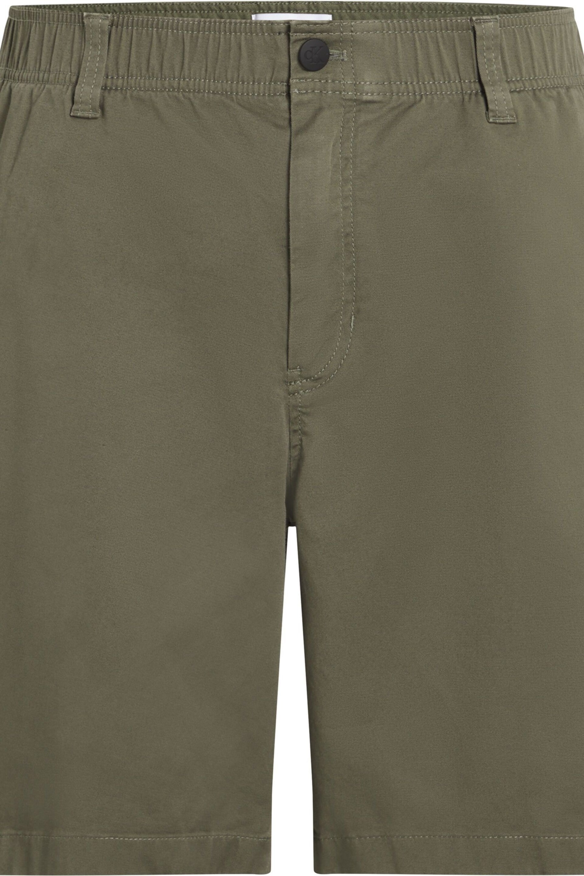 Calvin Klein Green Cargo Woven Shorts - Image 4 of 6