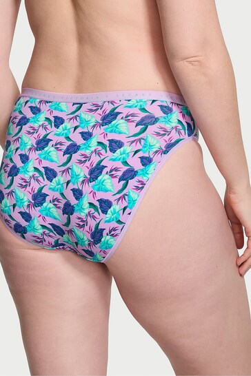 Victoria's Secret Purple Jungle Leaves Brief Knickers