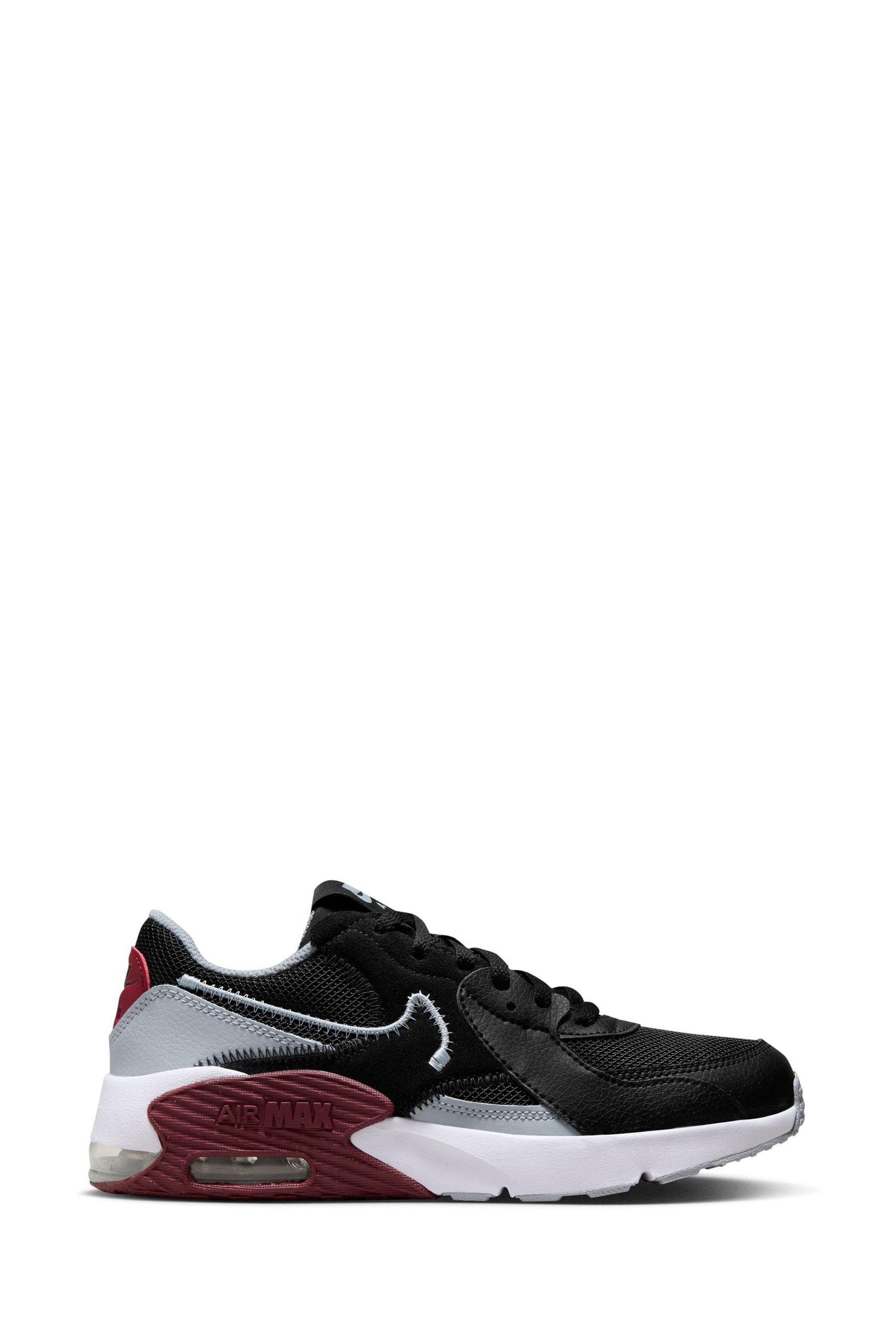 Buy Nike Black Grey Red Air Max Excee Junior Trainers from Next Luxembourg