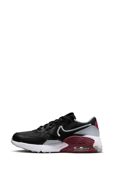 Nike products Black/Grey/Red Air Max Excee Junior Trainers