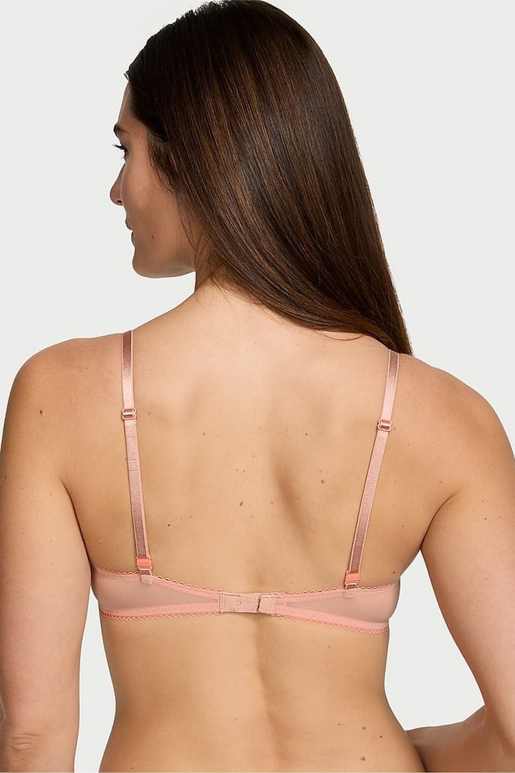 Victoria's Secret Evening Blush Nude Unlined Demi Bra - Image 2 of 3