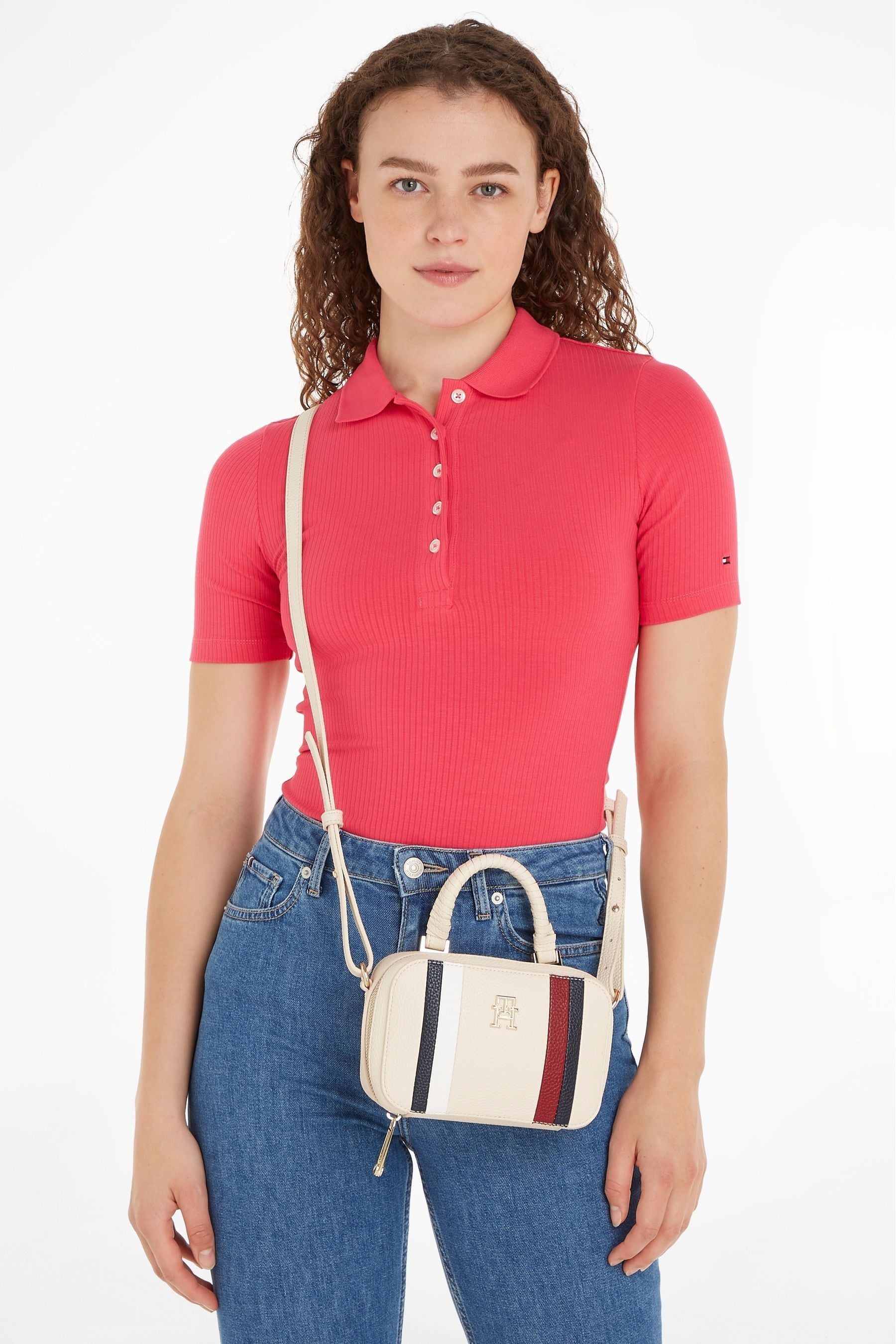 Buy Tommy Hilfiger Cream Emblem Corp Trunk Bag from Next Luxembourg