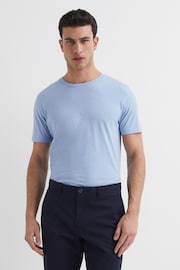 REISS Neutral Bless Crew Neck T-Shirts 3 Pack - Image 4 of 7