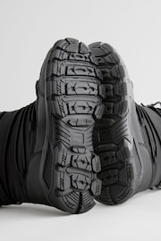 Black Waterproof Bungee Cord Snow Boots - Image 6 of 6