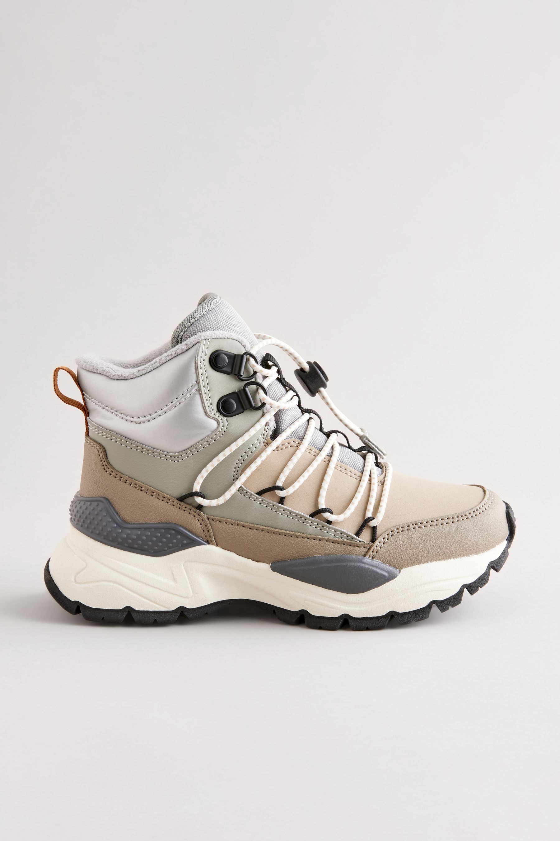 Sporty hiking boots top