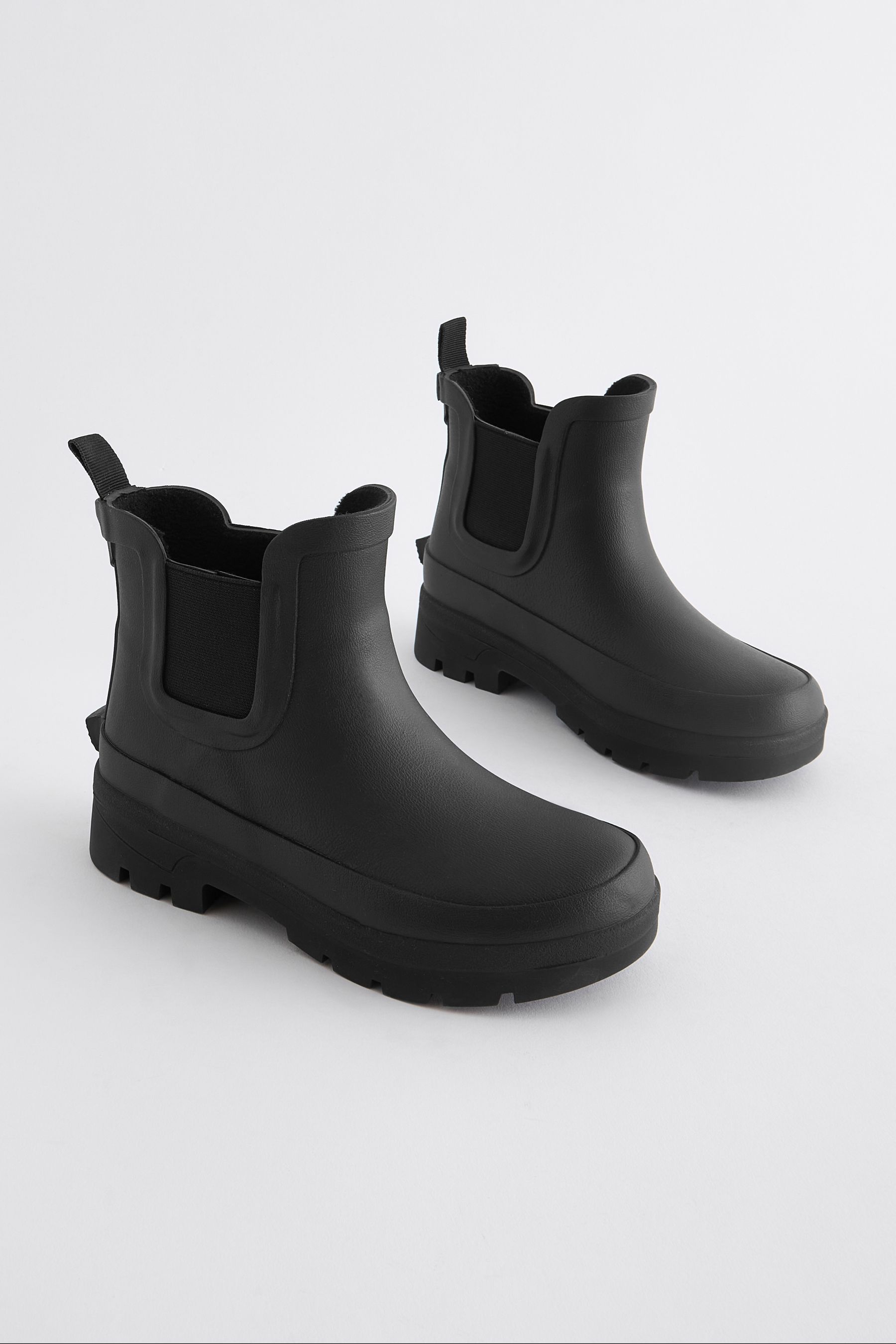 Kaufe Sie Schwarz Chelsea Ankle Welly Boots bei Next Deutschland