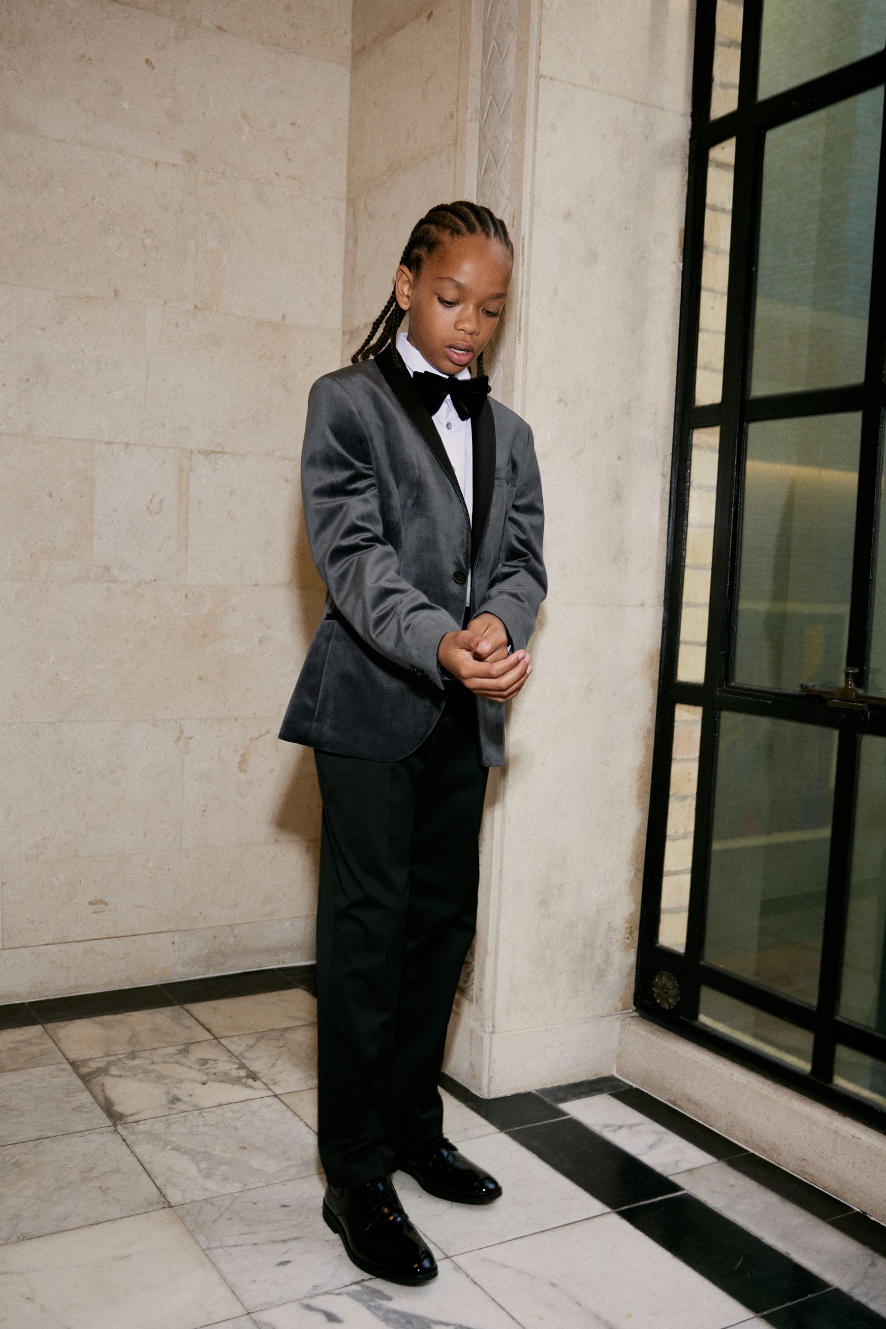Baby velvet blazer clearance
