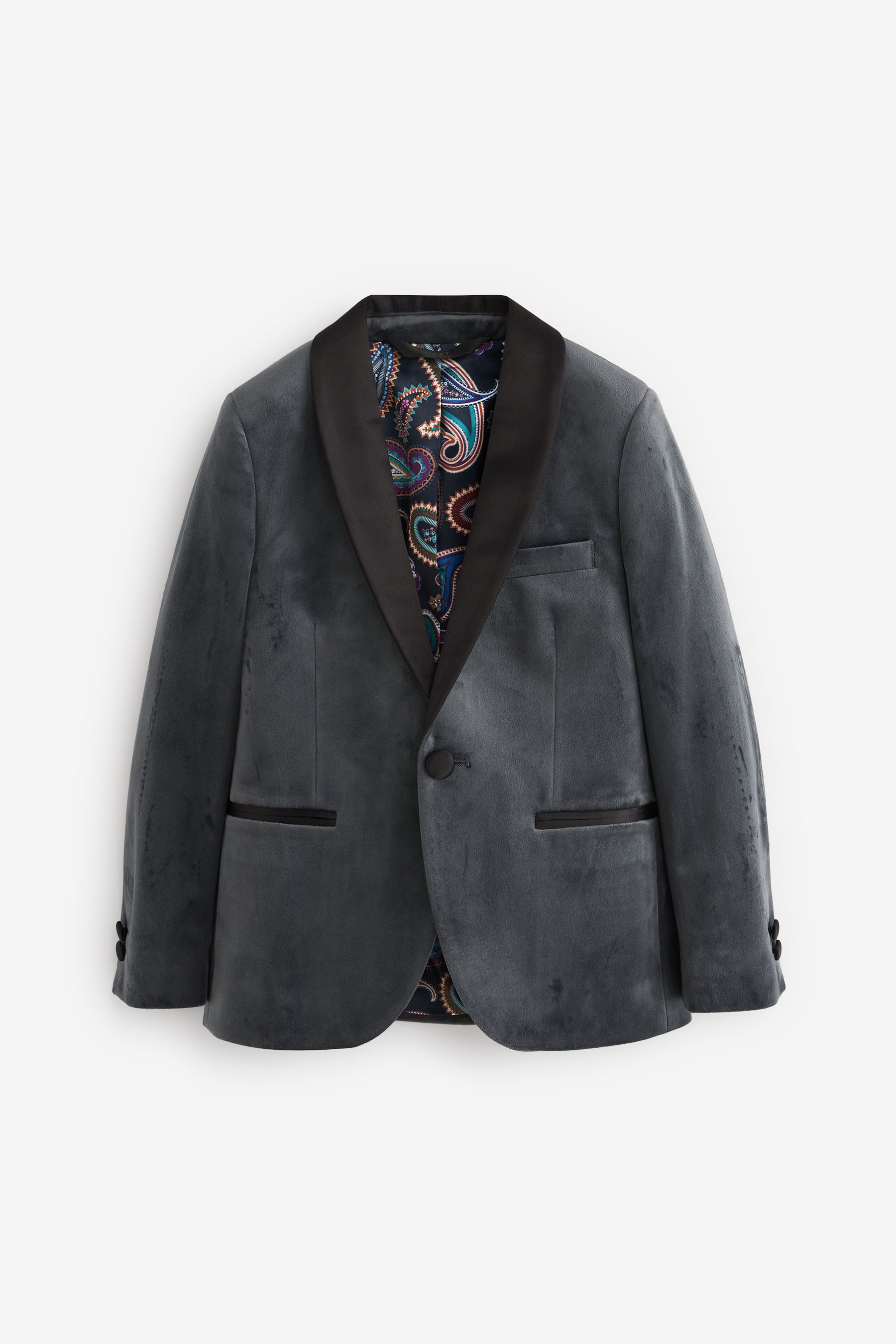 Velvet blazer boys top