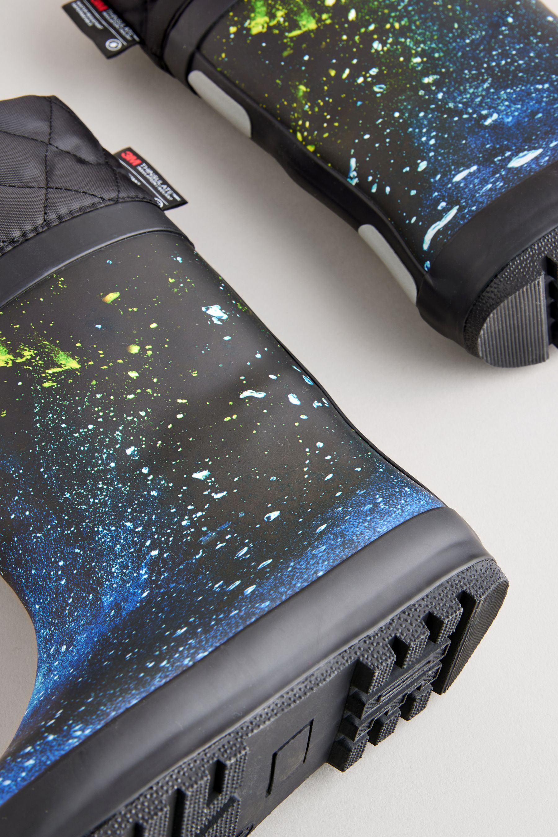 Buy Blue Galaxy Print Cuff Wellies from the Next UK online shop