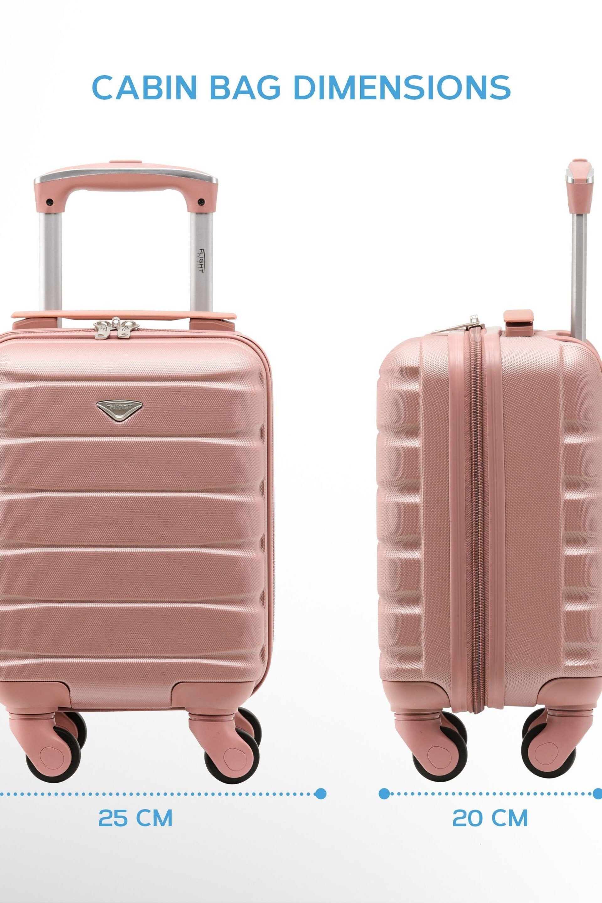 Flight Knight Rose Gold Luggage - Image 2 of 7