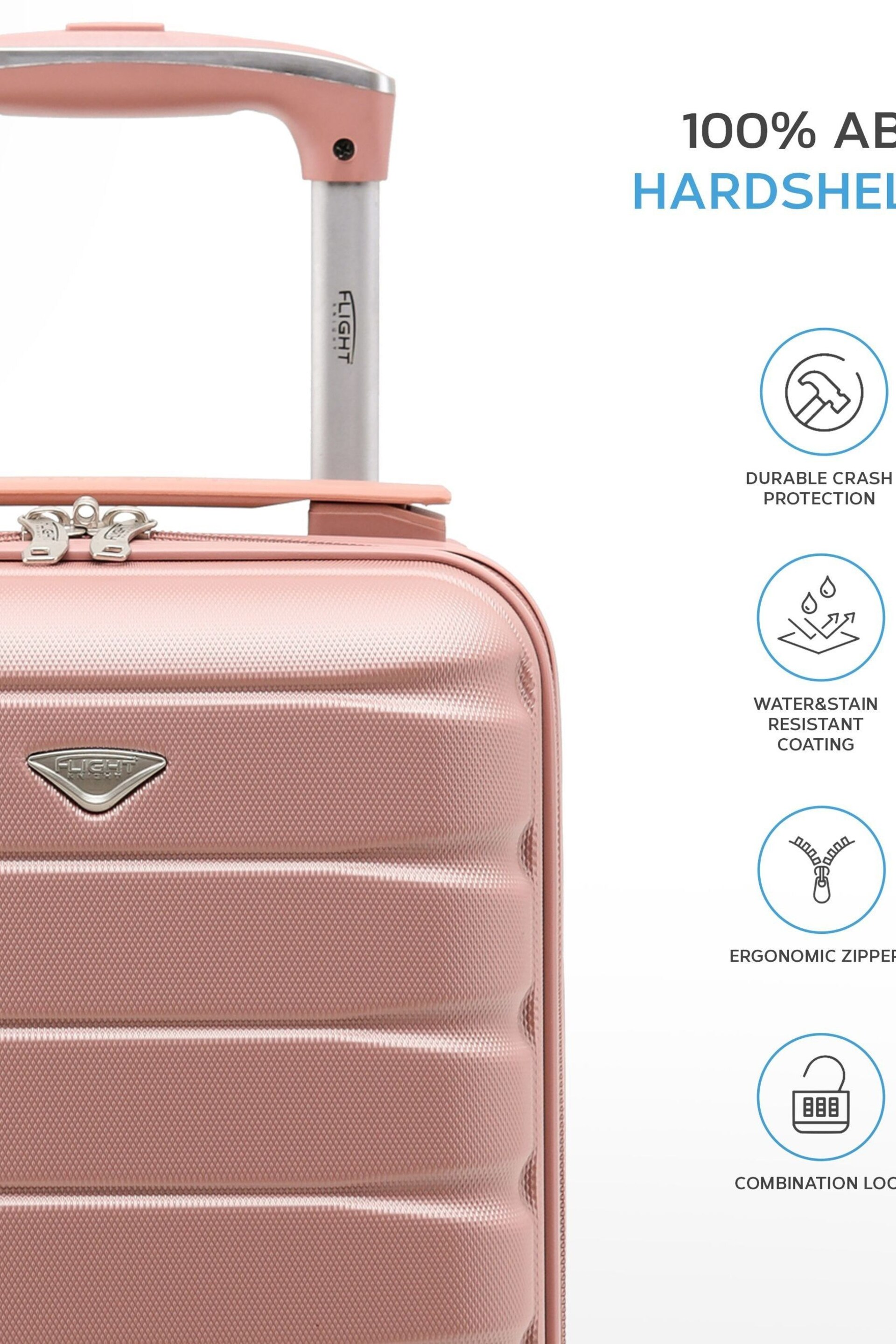 Flight Knight Rose Gold Luggage - Image 3 of 7