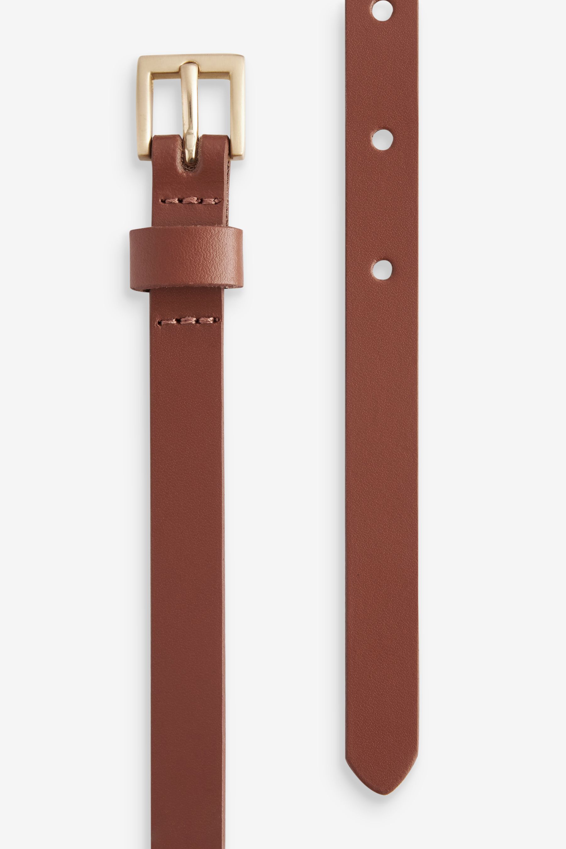 Buy Tan Brown Skinny Leather Belt from the Next UK online shop