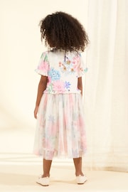 Angel & Rocket Cream Azalea Ballerina Print Dress - Image 2 of 6