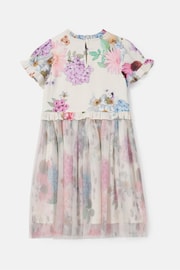 Angel & Rocket Cream Azalea Ballerina Print Dress - Image 5 of 6