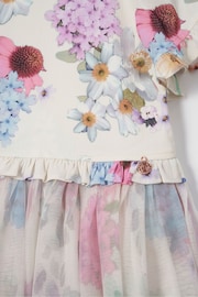 Angel & Rocket Cream Azalea Ballerina Print Dress - Image 6 of 6